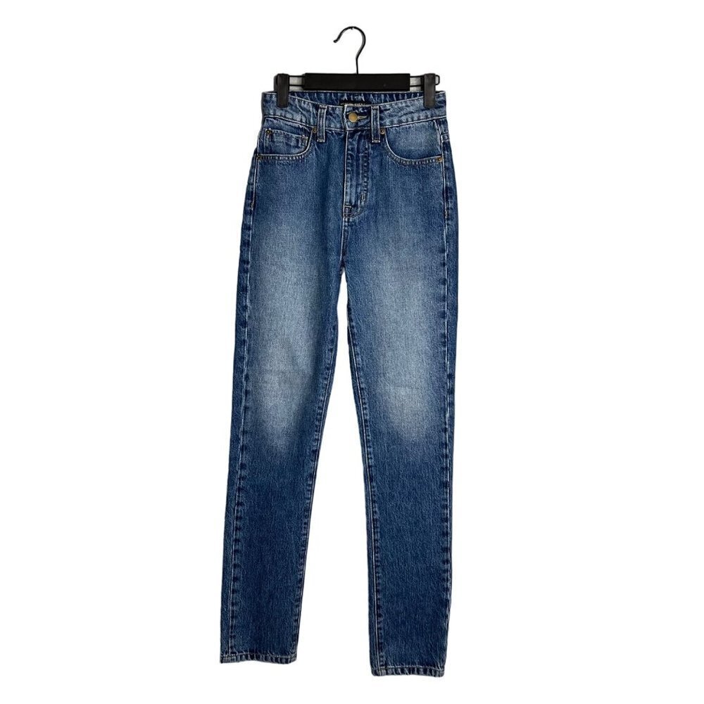 Anthropologie Modern American Melrose High‎ Rise Straight Leg Jeans Size 24 NEW